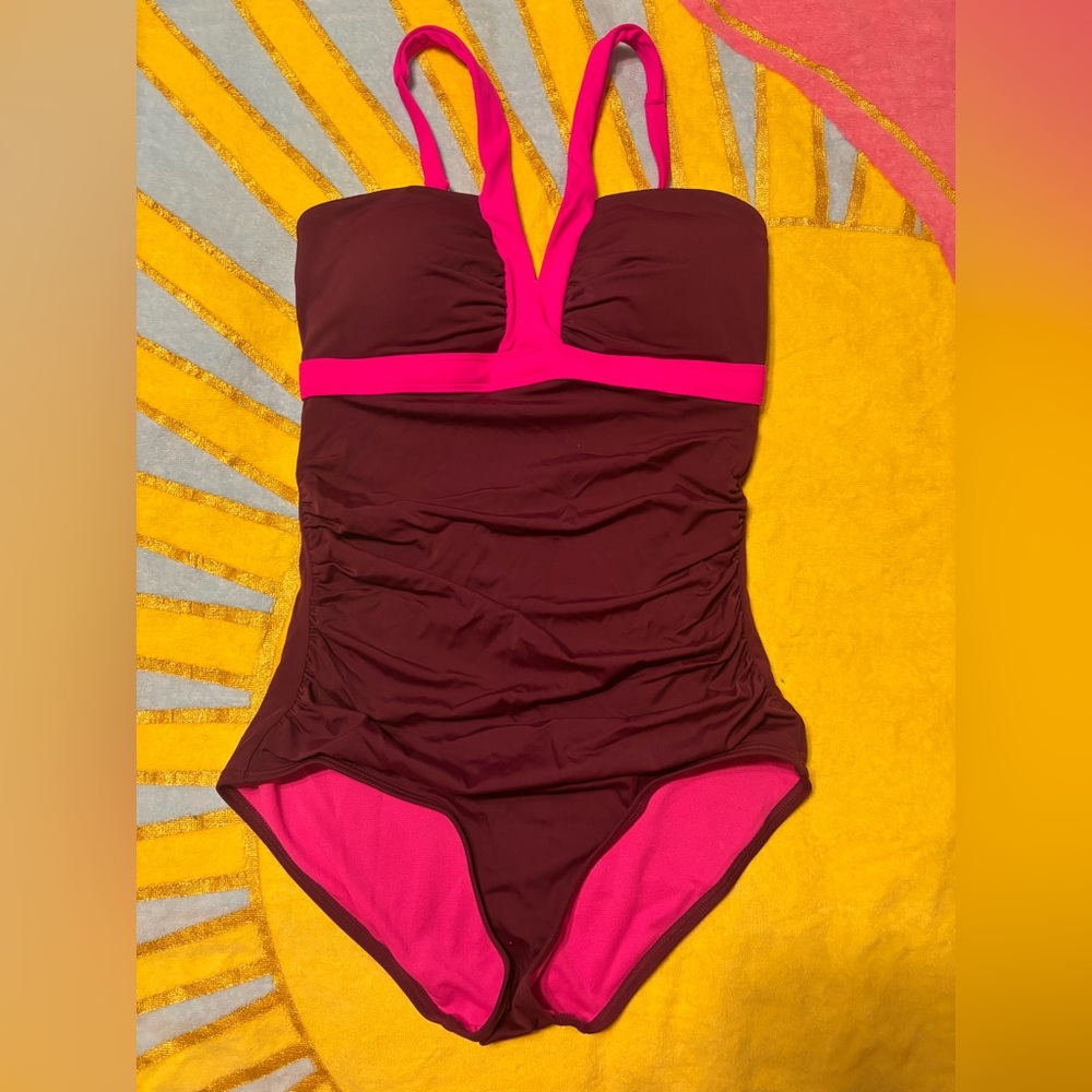 Boden Corsica One Piece Swimsuit 6 Long